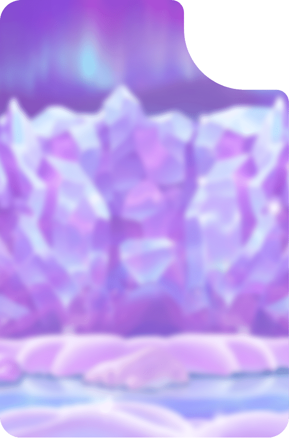 Purple crystal